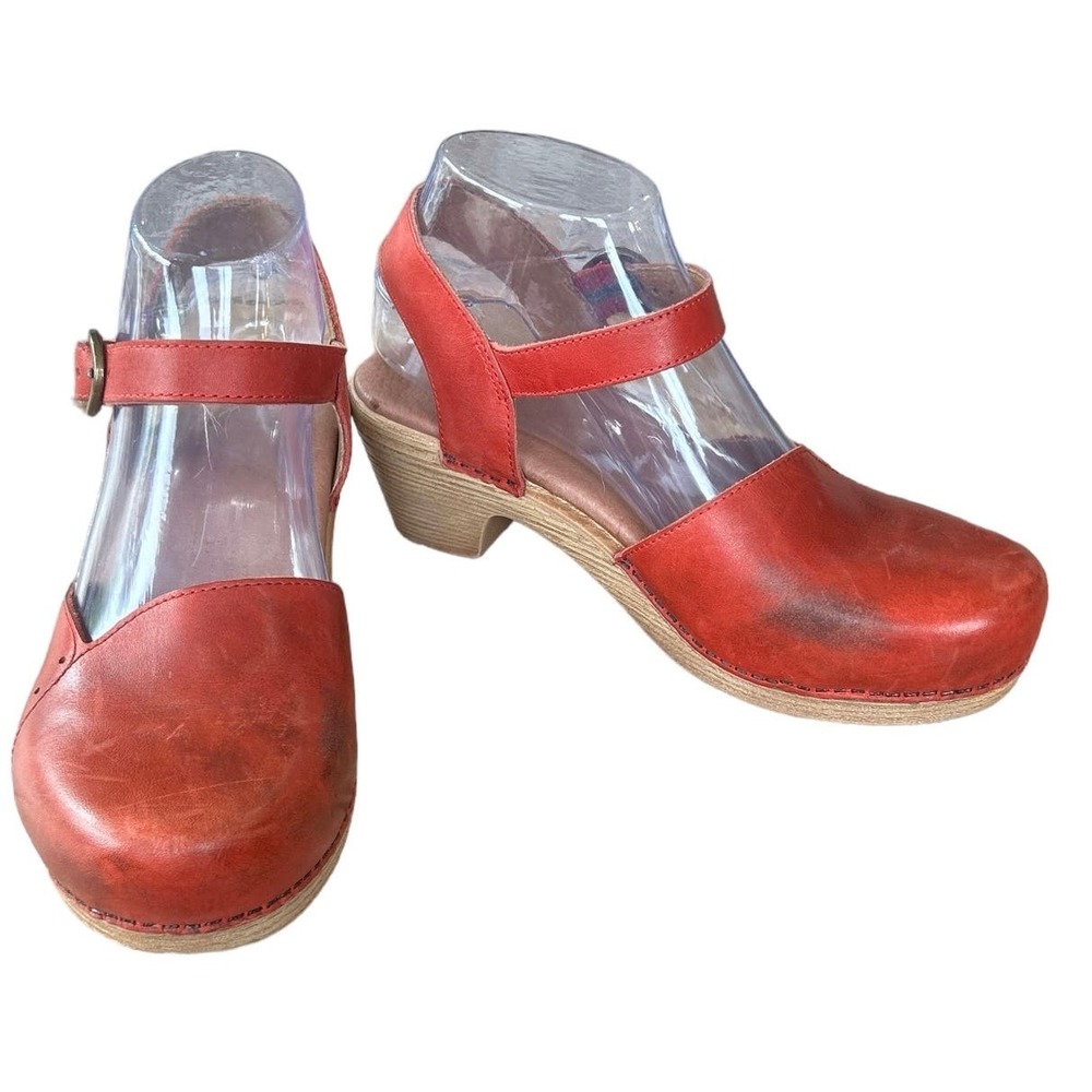 Dansko Red Leather Women's Sneakers